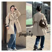 秋季新款休闲百搭收腰风衣外套(5629)