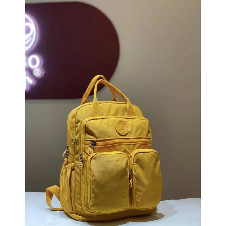 轻便防水多口袋双肩包14寸电脑包旅游小背包时尚休闲百搭女士简约