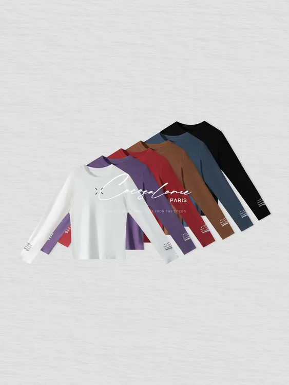 韩彬彬"暖宝宝2.0"经典款自发热软糯亲肤极简百搭打底长袖550W-6