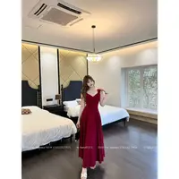 DCL麦822397【千金可丽】优雅气质千金名媛法式蝴蝶结显瘦连衣裙