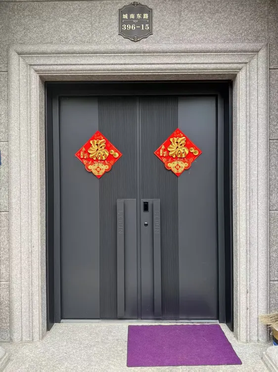 精雕铸铝新款中式别墅大门入户防盗门源头工厂直销私人定制双十一