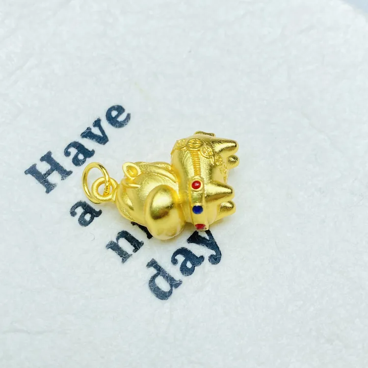 吊坠 D05164黄色小马吊坠多样性发货47480