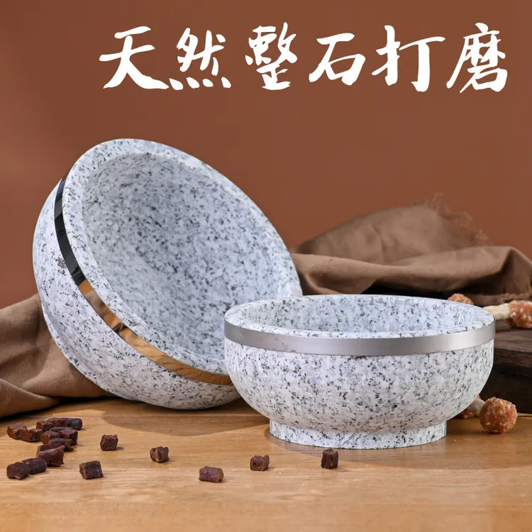石头猫碗狗碗双碗自狗盆食盆泰迪饭盆宠物喝水狗狗陶瓷猫咪用品