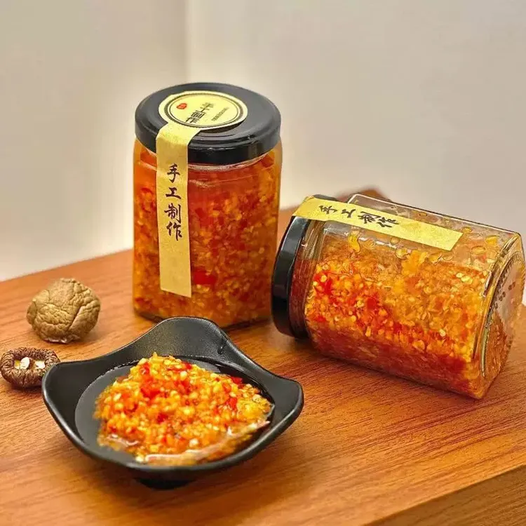 下饭同学潮汕手工蒜蓉辣椒酱特辣下饭广东肠粉猪脚饭同款特产