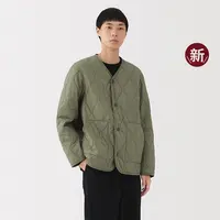 无印良品 MUJI 男式 不易沾水 绗缝夹克 男士外套 25年秋冬新品