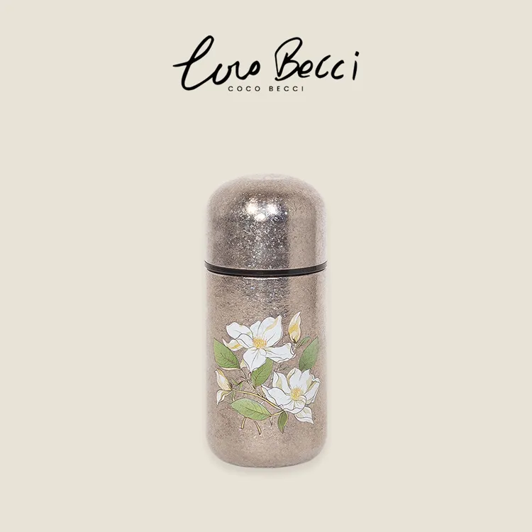 COCO BECCI 150ML钛钢口袋杯迷你山茶花水杯CFLJD380023