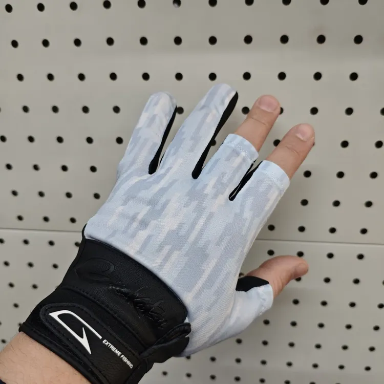 垂钓手套日本Gamakatsu伽马卡兹GM-7291柔软弹性舒适钓鱼手套