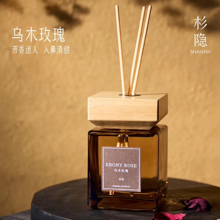 【500ML】高级经典家居香氛乌木玫瑰无火香薰精油经典酒店家用气味商品图