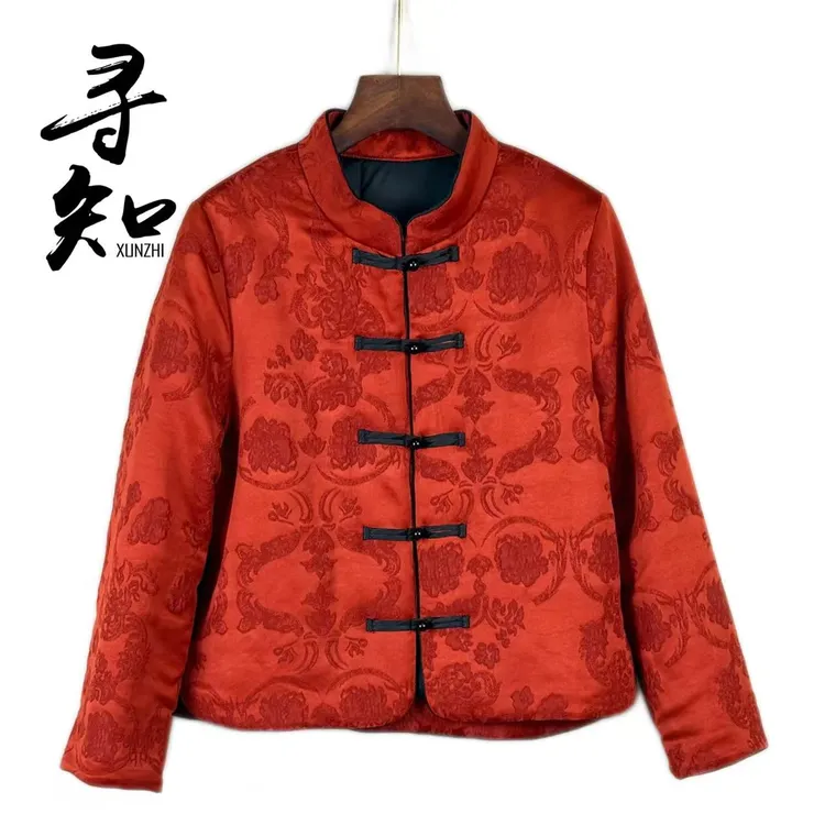 寻知·朱总原创设计XZS348N织锦暗香棉上衣