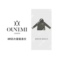 欧倪蜜 OUNIMI连帽半拉链卫衣个性徽章点缀酷帅出街2210