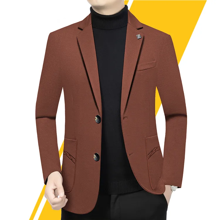 【净版高档】休闲帅气有型西装外套男春秋季2025新款商务纯色西服男