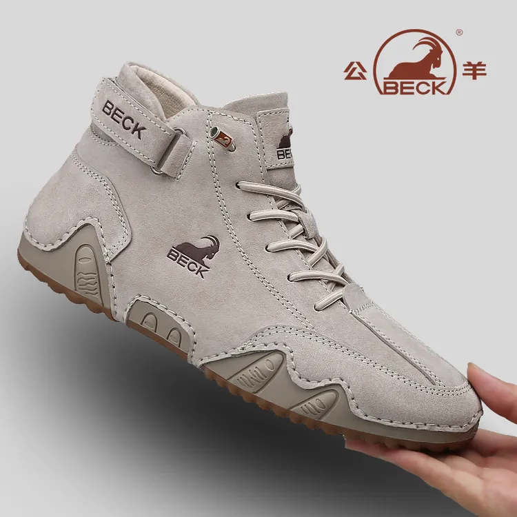 BECK/公羊复古增高耐磨马丁靴百搭工装靴时尚英伦户外休闲鞋男士