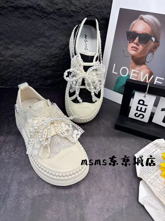 板鞋透气薄款夏季蕾丝休闲板鞋系带小香风布鞋运动百搭平底