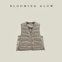 BLOOMING GLOW 奶油小方 羊毛小方口袋外套马甲套装 羊绒卫裤搭子