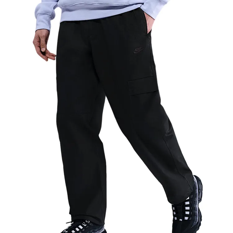 NIKE/耐克【双旦礼】男子黑色休闲梭织长裤HV1434-010