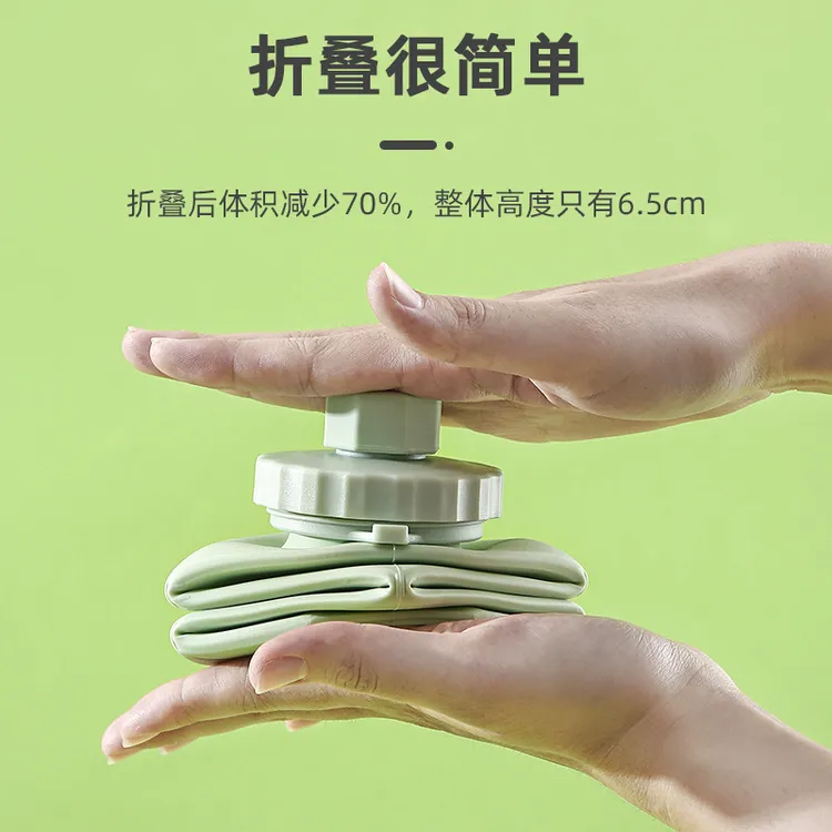 硅胶折叠水杯大容量户外旅行便携运动水壶耐高温食品级创意折叠杯