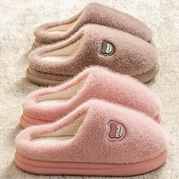 冬天在家网红爆款新款加绒加厚拖鞋女款秋冬棉鞋高档厚底月子保暖