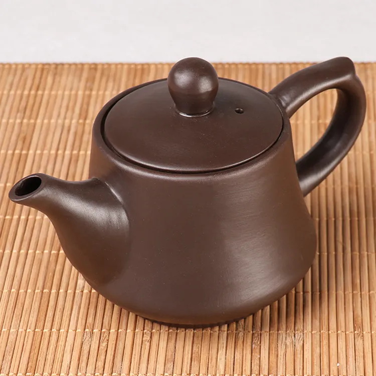 原矿紫陶凤耳壶大容量家用泡茶好出水内置滤网宽底中式复古