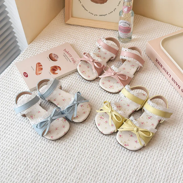 儿童女童夏季软底公主鞋韩版宝宝凉鞋甜美时尚学生男童女童凉拖鞋