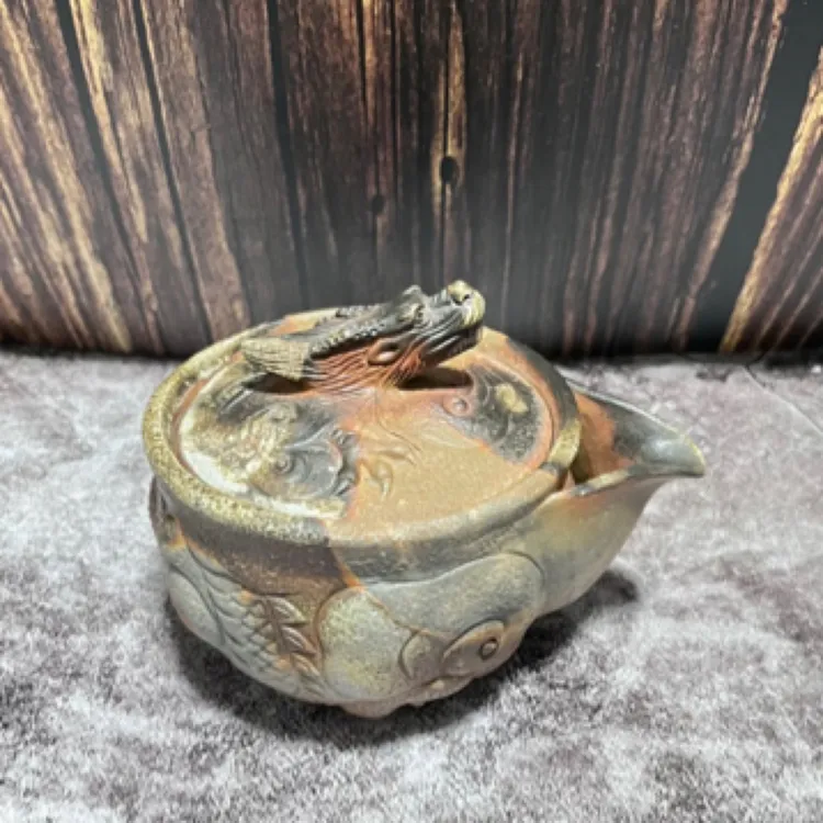 备前烧～小西陶古～龙斋宝瓶～200ml