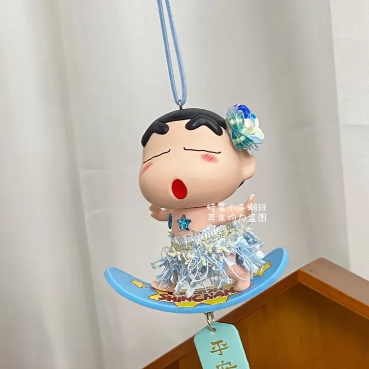 冲浪小新蜡笔小新车载摆件车挂挂饰周边可爱高级送人玄关装饰礼物