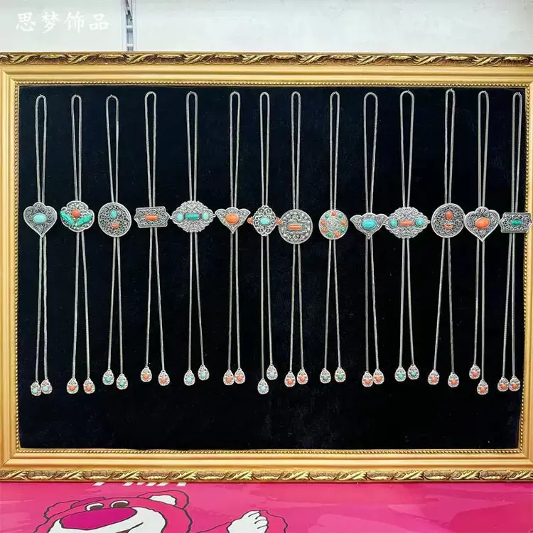 合金项链 蒙古元素毛衣链民族风项链