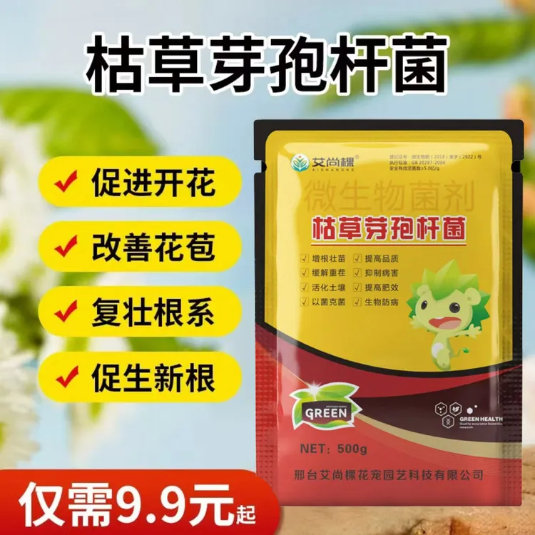 艾尚棵枯草芽孢杆菌菌剂疏松土壤促花植物兰花桂花绿植花卉