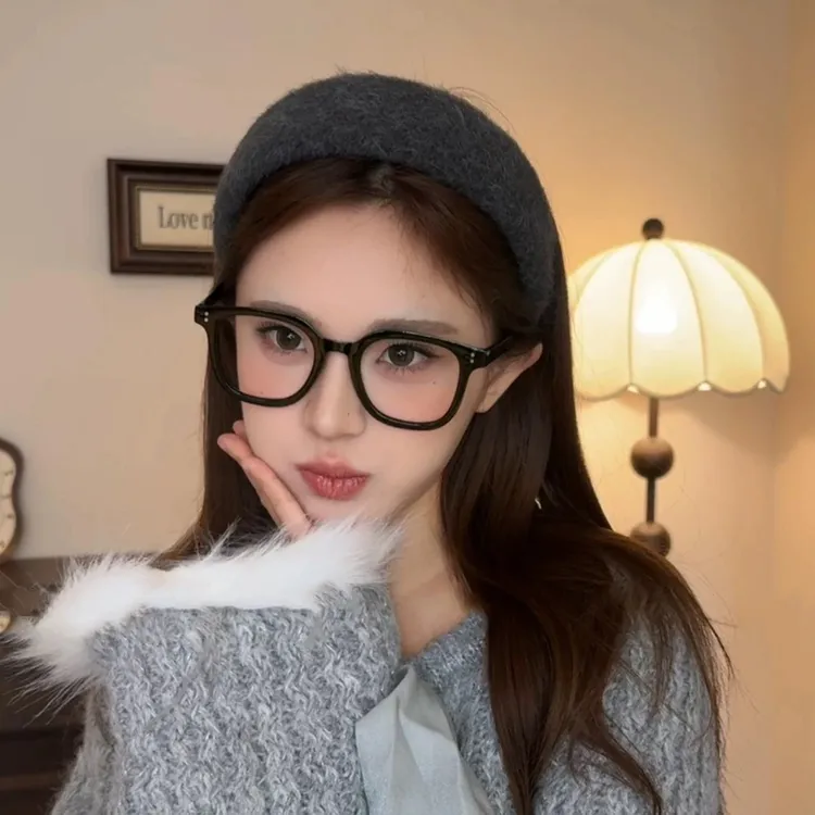 小绒毛！超厚实！轻奢高级感小熊感细毛高颅顶加宽秋冬氛围感发箍