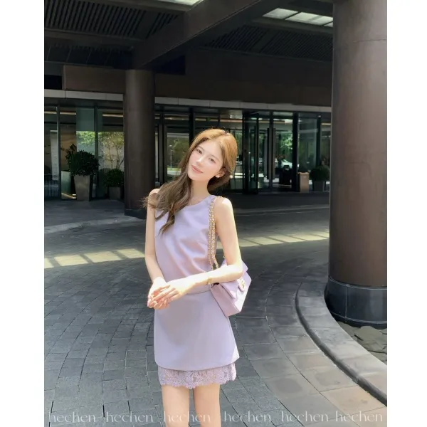 【禾呈】夏季透气新款百搭镂空露背设计感休闲时尚上衣10421