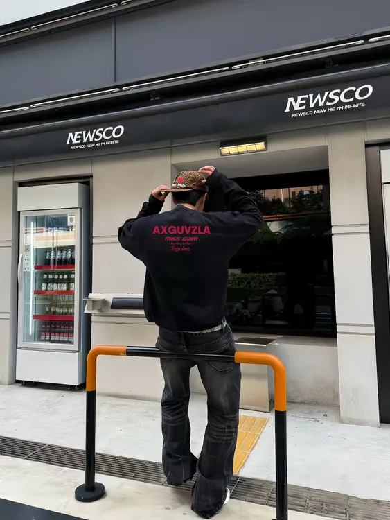 【重磅纯棉】秋季新款潮流美式半袖宽松港风韩版美式大码ins长袖T恤