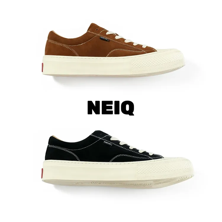 NEIQ(EASE)NQX001一代双子星牛剖皮绒面增高舒适板鞋低帮经典百搭