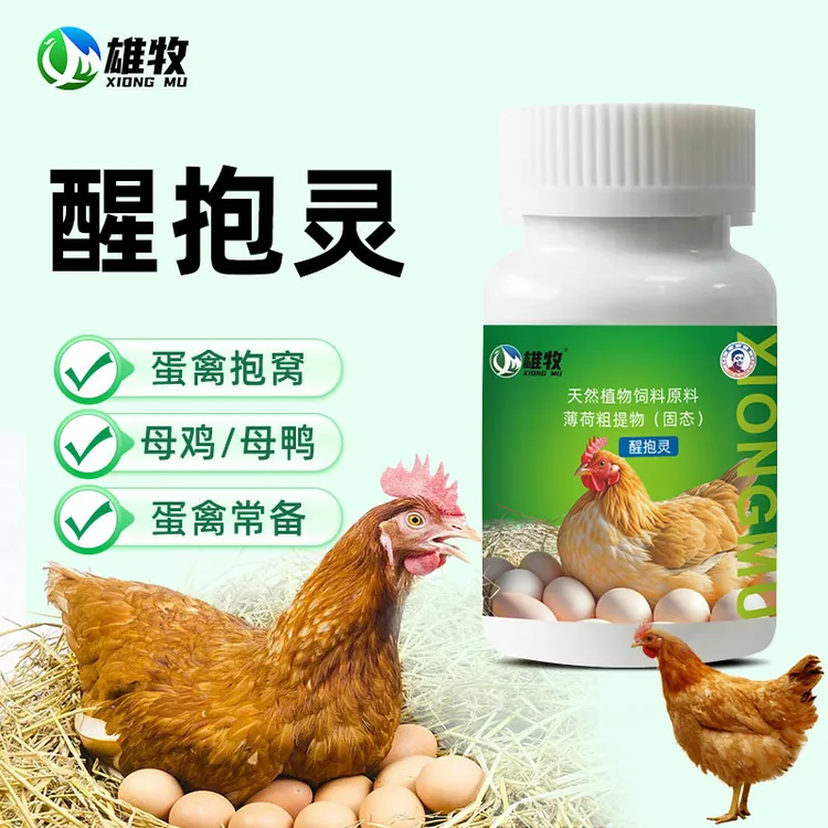 【雄牧】醒抱灵饲料添加剂厂家直销母鸡抱窝恋窝趴窝孵蛋鸡鸭鹅养殖