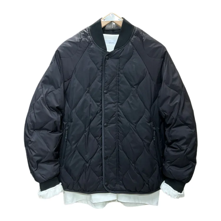 2025冬季新款棒球领轻薄羽绒服宽松百搭流光风男士轻薄短款羽绒服