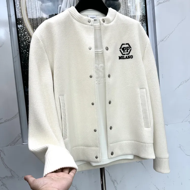 阔【PP外套】新款潮流秋冬季夹克外套男士休闲黑色百搭轻奢时尚8311