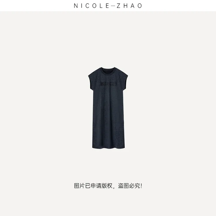 4MQY003【贵姐NICOLE】高级感气质优雅百搭连衣裙女装高端