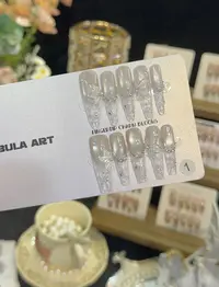 【碎冰冰】新款猫眼纯手工高级感轻奢美甲穿戴甲可反复使用
