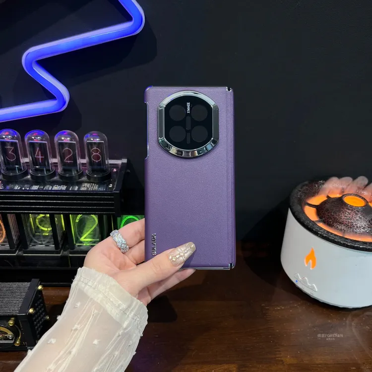 适用于华为matex7手机壳x7折叠屏保护套真皮双中轴铰链磁吸后壳