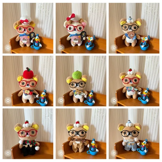 【HOHO手作】熊哥熊妹包包毛绒玩具玩偶挂件 可直接拍