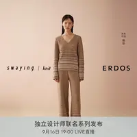 【ERDOS×swaying联名系列】双提条纹女士直筒款