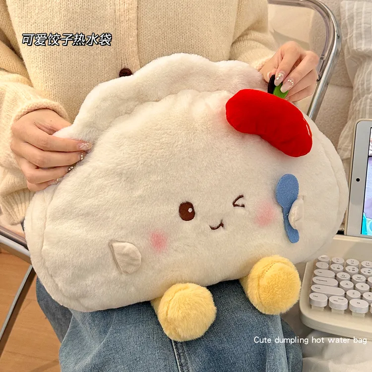 可插手电热水袋充电款防爆暖手宝冬季电暖宝女生暖手袋毛绒暖水袋