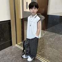 男童夏季薄款polo衫2025新款中大童洋气休闲翻领T恤男孩百搭童装