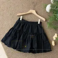 黑色百搭A版蛋糕裙