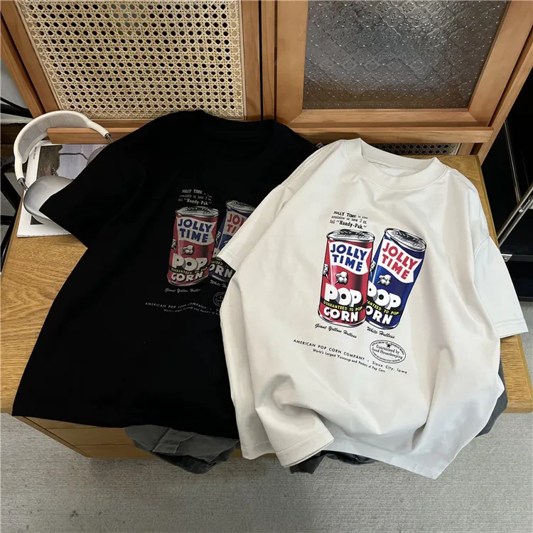 吴小越w1263男童夏款短袖圆领无感印花韩版棉t恤中大童儿童上衣