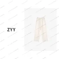 ZYY【糯叽叽】2025/S新品百搭时尚肌理感直筒休闲裤女X25QXXK04262