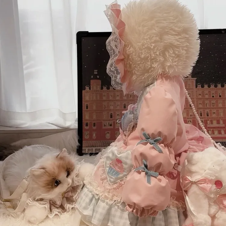 【纸杯蛋糕】2025新款女童洛丽塔新国标大克重羽绒服年服冬季外套