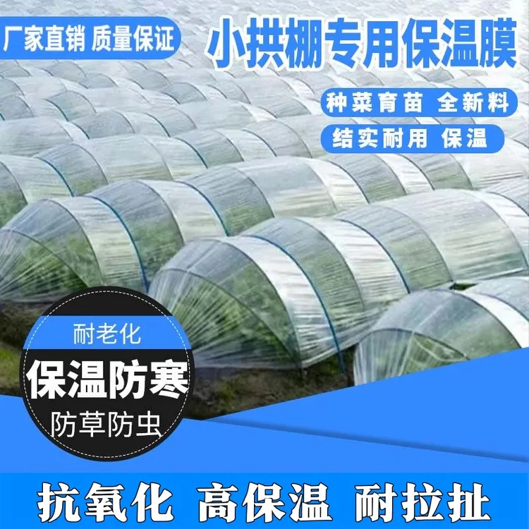 全新小拱棚专用膜种植薄膜防寒大棚保温种菜膜白色加厚农用塑料膜