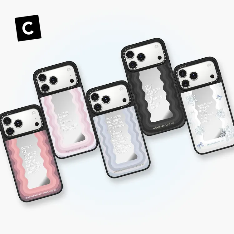 【陶陶专属】CASETiFY 镜面标语 艺术家系列 手机壳合集