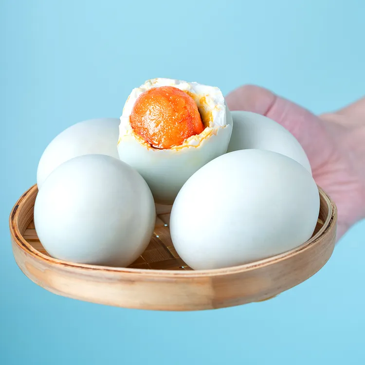 大姆山咸鸭蛋流油55-60克真空包装开袋即食