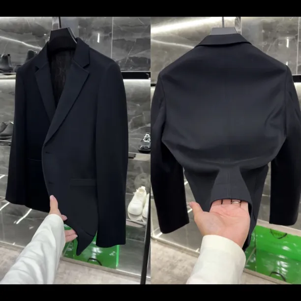 秋季轻奢男士无痕(绵羊毛莫代尔混纺)高端西服2203
