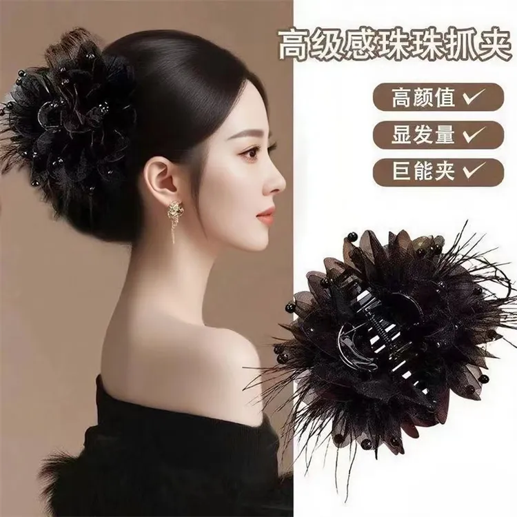 少女风女抓夹原创设计头发夹简约发饰夹子欧美风发夹